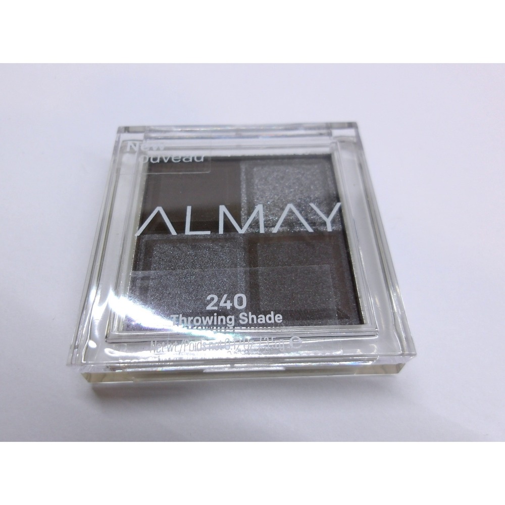 Almay Shadow Squad Eyeshadow Quad 240 Throwing Shade Grey Charcoal 0.12oz /26831